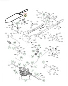 Correa de transmisión Husqvarna TC142, TC238, TC239T, TC242, TC338, etc Correa de transmisión Husqvarna TC142, TC238, TC239T, TC242, TC338, etc