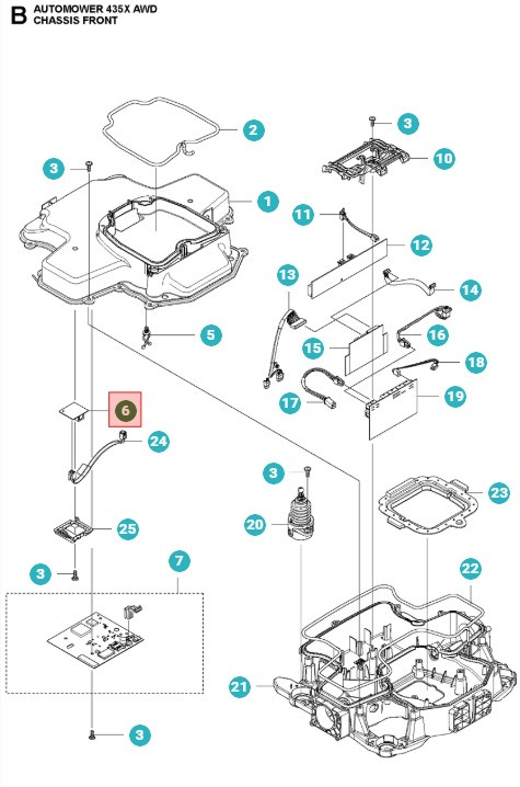 CIRCUITO IMPRESO ENSAMBLADO Magnetic sensor