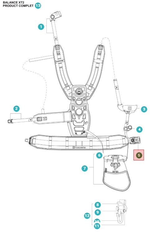 Conjunto de hebilla y cinturón con hebilla 5913789-01