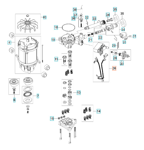 Caja Micro Interruptor Sistema Sp 5926176-60