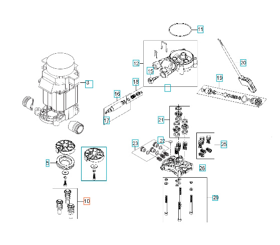 Kit Completo Piston 3Pzs 5926176-78