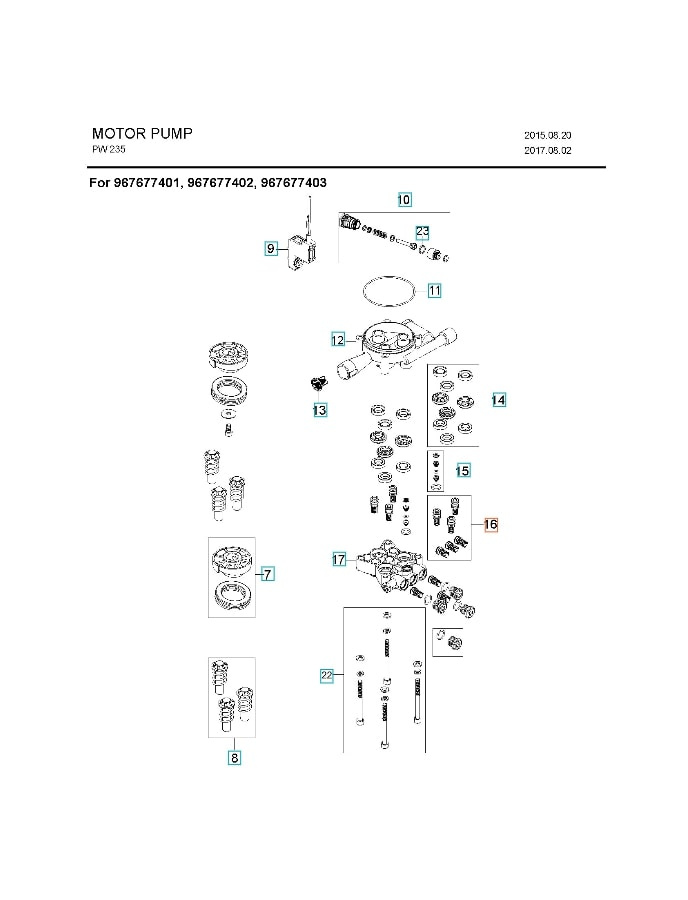 Selección De Válvula De Aspiración Y Presión 5926176-99