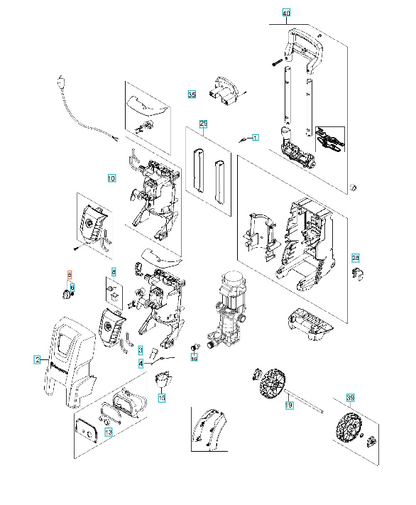 Soporte Del Interruptor De Perilla 5926177-02