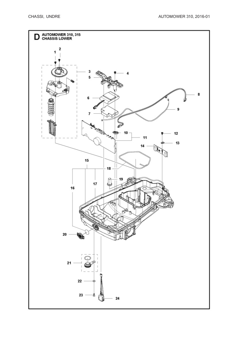 CIRCUITO IMPRESO ENSAMBLADO PCB 310, 315, 315X