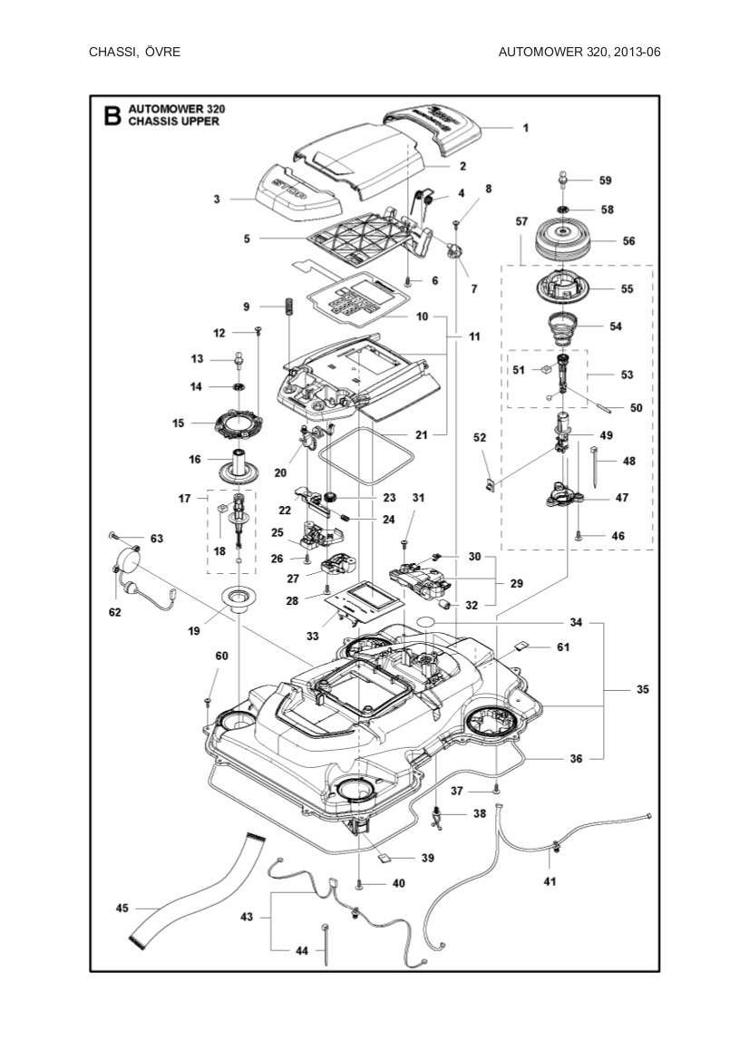 CIRCUITO IMPRESO ENSAMBLADO collision sensor