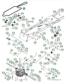 Correa de transmisión Husqvarna TC138, TC138L, TC238, LT2317CMA Correa de transmisión Husqvarna TC138, TC138L, TC238, LT2317CMA