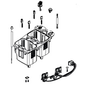Conjunto de piezas de repuesto de caja de batería Lc 5931245-03 Conjunto de piezas de repuesto de caja de batería Lc 5931245-03