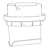 Soporte longopac con pico de pato Soporte longopac con pico de pato