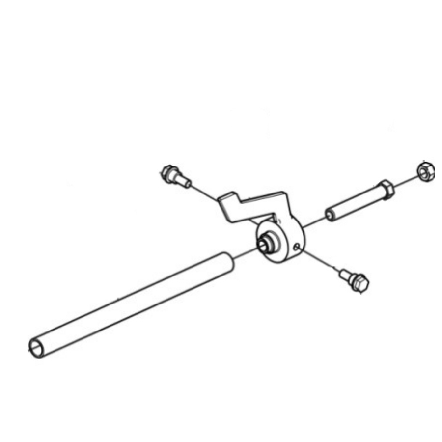 Arpón con muelle de manga