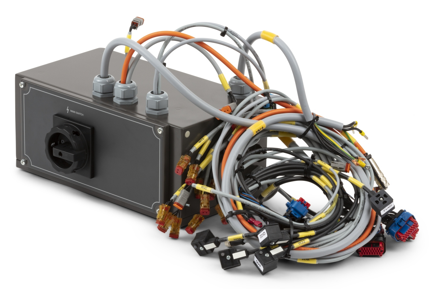 Caja electrónica completa con componente