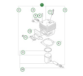 Kit de cilindros D48 de repuesto Kit de cilindros D48 de repuesto