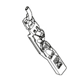 Placa De Contacto Mango Delantero He 5939109-01 Placa De Contacto Mango Delantero He 5939109-01