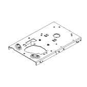 Placa de motor calibre 10, color negro, M Placa de motor calibre 10, color negro, M