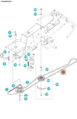 Correa Husqvarna R214T, R213C, R216, R216T AWD Correa Husqvarna R214T, R213C, R216, R216T AWD