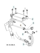 Tubo corrugado con clip, 1/4 negro Tubo corrugado con clip, 1/4 negro