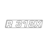 Capó del motor con calcomanía r 318x Capó del motor con calcomanía r 318x