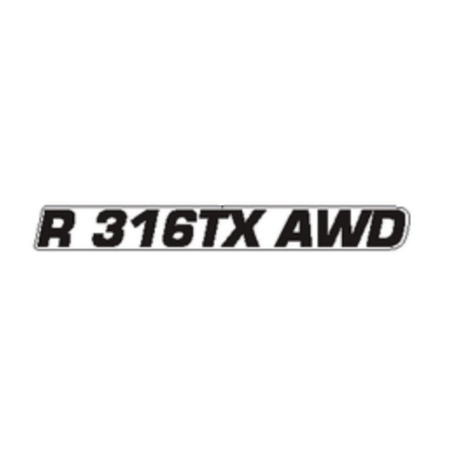 Capó de motor adhesivo r 316tx AWD