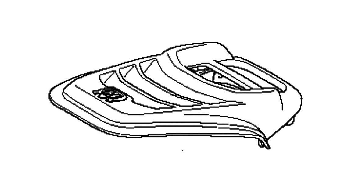 Cubra la salida de aire 5959372-01