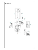 Parte trasera del chasis gris oscuro 5960248-01 Parte trasera del chasis gris oscuro 5960248-01