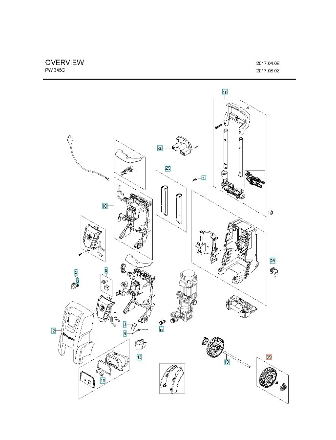 Juego De Ruedas D175 5960277-01