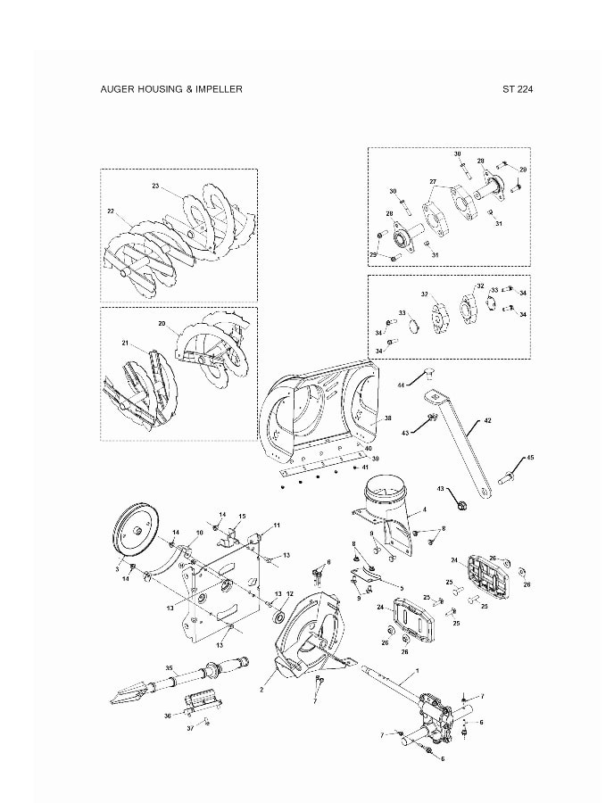 Tornillo de cabeza hexagonal externa 5/
