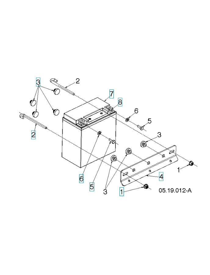 Perno de cabeza hexagonal externa M 6