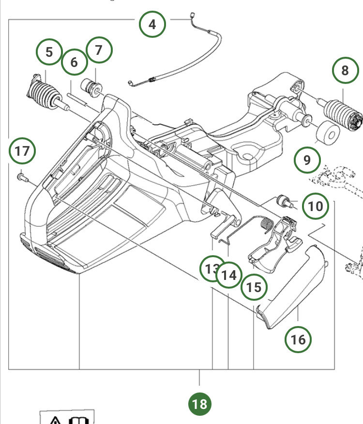 Kit Deposito Combustible Husqvarna 545, 545G Mark II, 550XP 550XPG Mark II