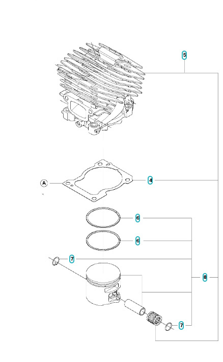 Kit Cilindro 592XP, 592XPG