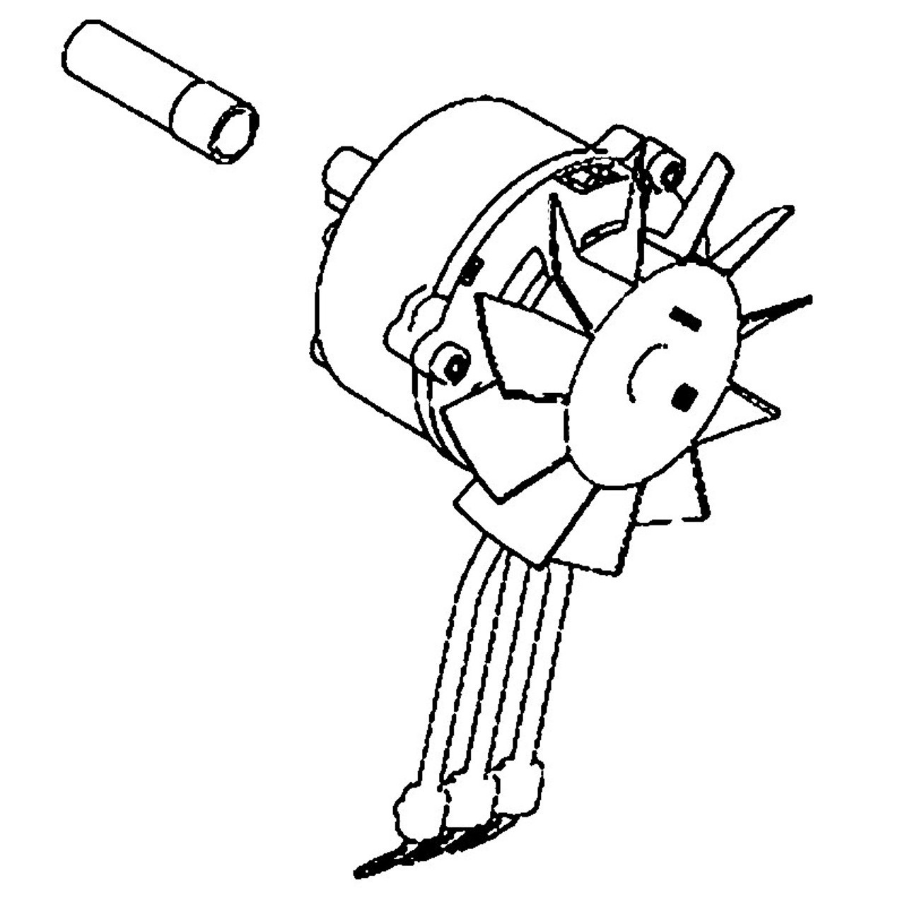 Ensamble Del Motor Husqvarna 535iFR, 535iRX, 535iRXT