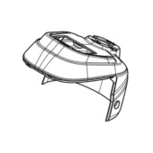 Cubierta superior de la columna de dirección P520 Cubierta superior de la columna de dirección P520