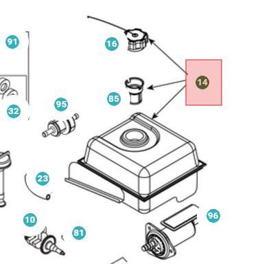 Tanque de combustible Conjunto del tanque de combustible-