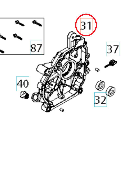 Tapa del cilindro Tapa del cilindro
