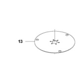 Placa Deslizante Ø211mm 420,430X,440,450X 2020-> Placa Deslizante Ø211mm 420,430X,440,450X 2020->