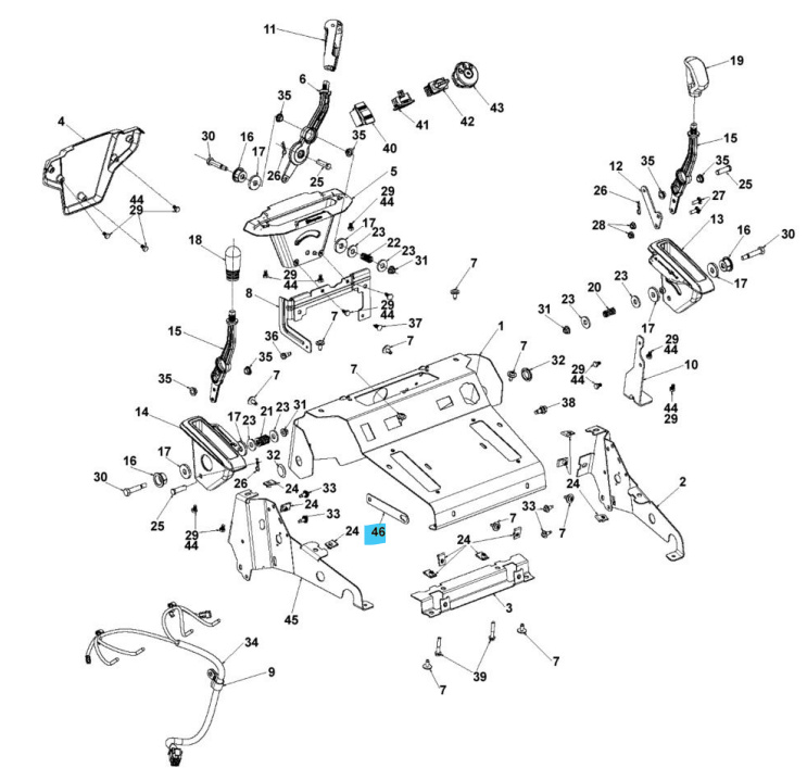 Cable deflector de canal de refuerzo