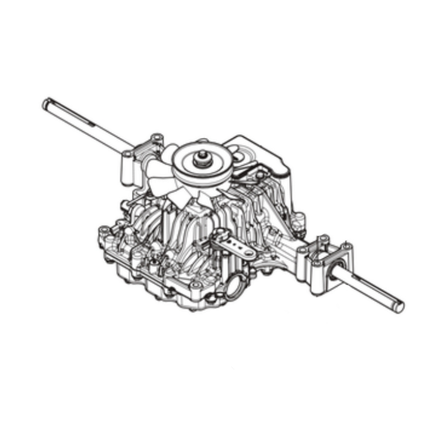 Transmisión hidroautomática t2 hidrostática t2-bcbe-3x3c-1ux1