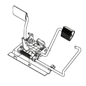 Conjunto de placa de pedal con rodamiento Conjunto de placa de pedal con rodamiento