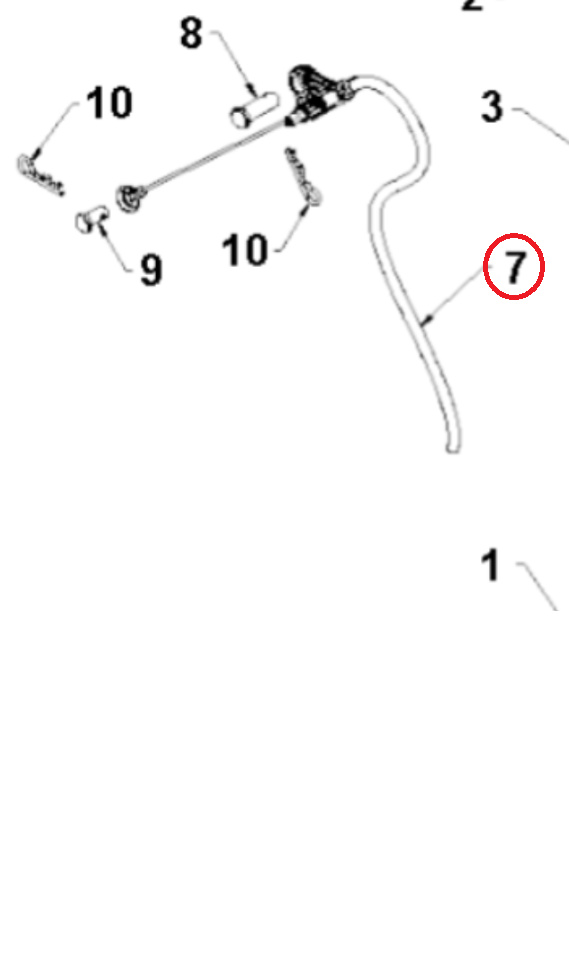 Deflector de conjunto de cable Seleccionar Bo