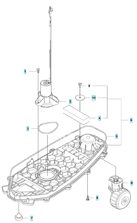 Barra cuadrada de pesas 507,8 g