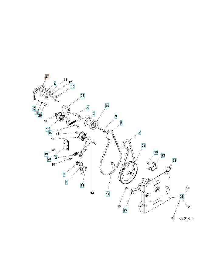 Canalón de accionamiento por fricción Cover Hc