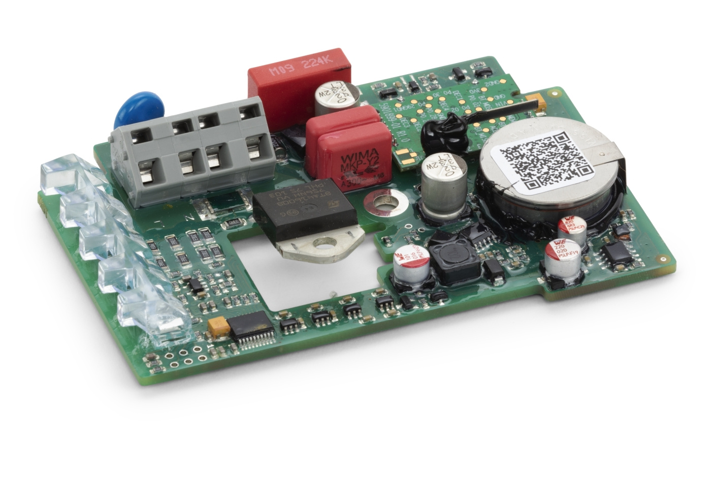 Placa de circuito impreso con defecto