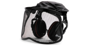 Protector auricular con visor de red Protector auricular con visor de red