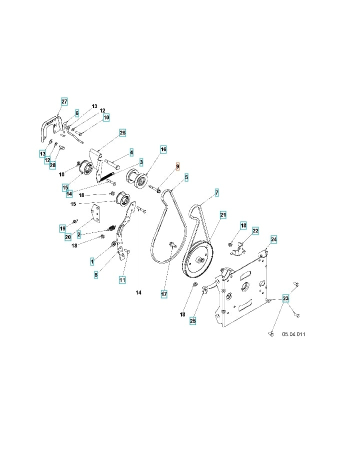 Perno de cabeza hexagonal 5/16-24 X 2