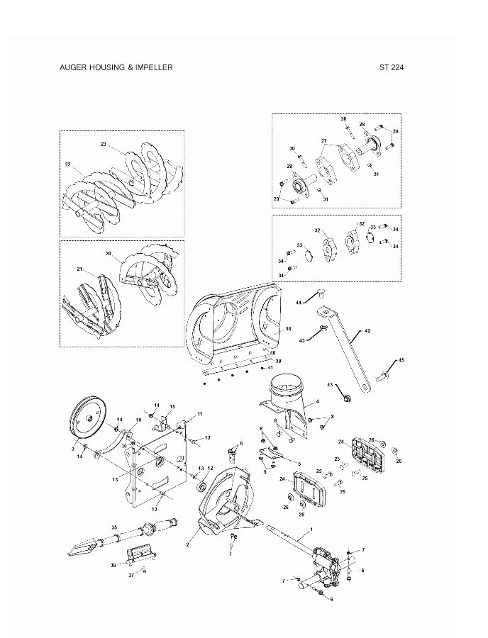 Kit de servicio para caja de cambios de aluminio - Bol