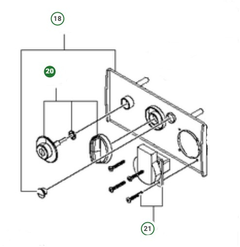 Kit de interruptor y perilla s 25