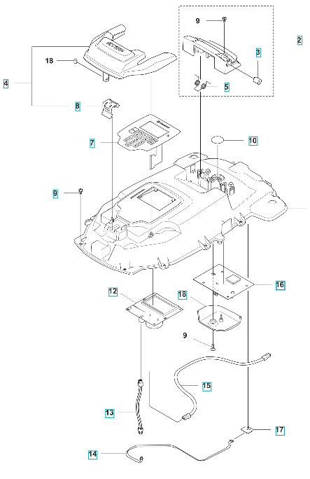Sensor magnético del conjunto de cableado 5994905-01