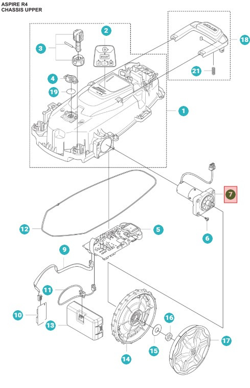 Motore de rueda Aspire R4