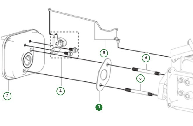 Junta del silenciador 5997123-01