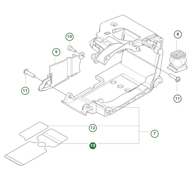 Cubierta Del Cilindro Deflector De Calor