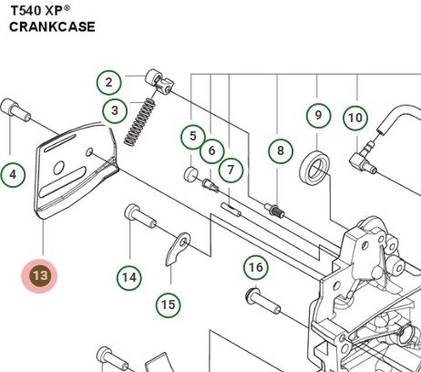 Placa Guía De Cadena 095