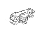 Chasis inferior Automower 320, 430X, 450X Nera Chasis inferior Automower 320, 430X, 450X Nera